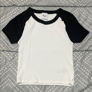 TNA Kids Black and White Short Sleeve Tee
